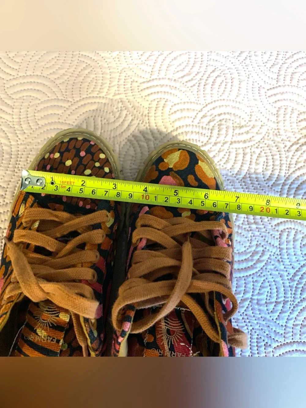 FARM Rio Multicolor Animal Print Canvas Shoe- Women’s Size 9